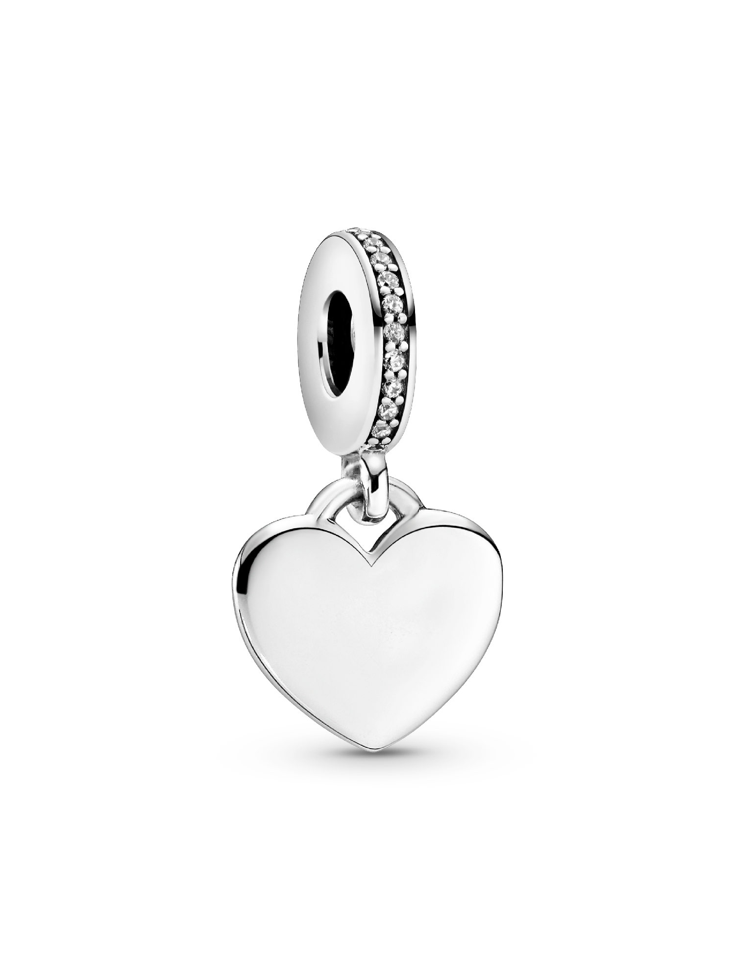 Dije colgante Corazón para grabable