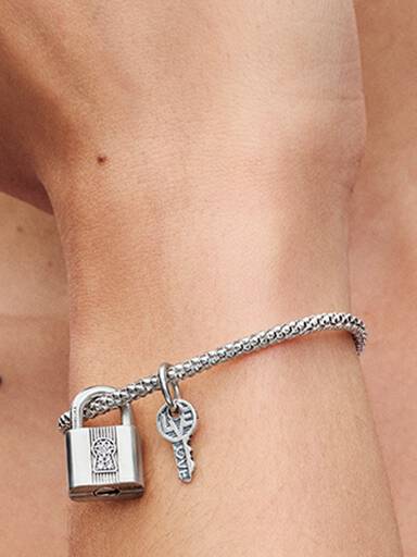 Charm Colgante Candado Y Llave