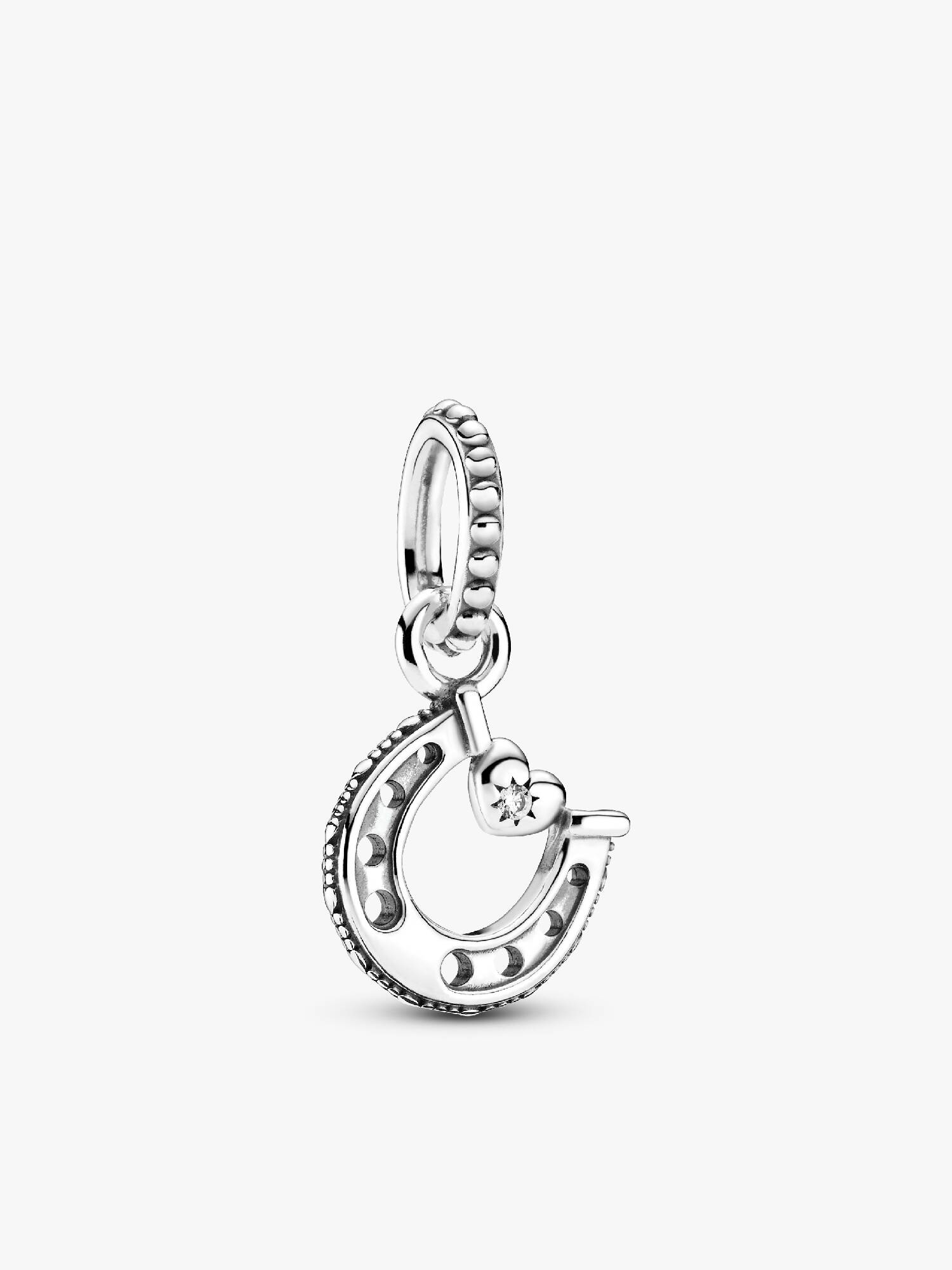 Charm colgante de herradura de buena suerte