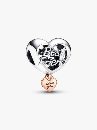 Charm Corazón Te Amo Mejor Amiga