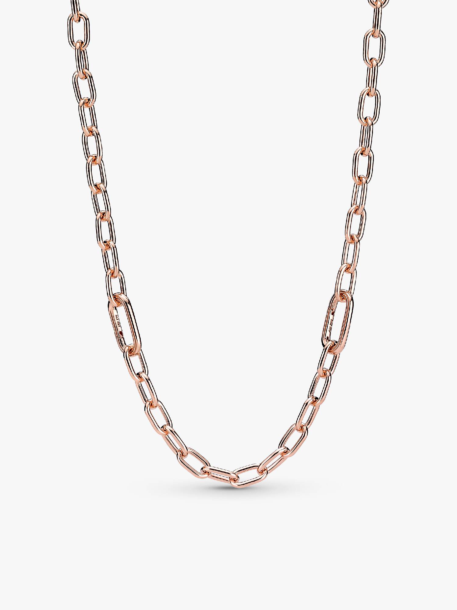 Collar De Cadena De Eslabones Recubrimiento en Oro Rosa De 14K Pandora Me 50 cm