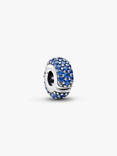 Charm de Clip Piedra Azul Real