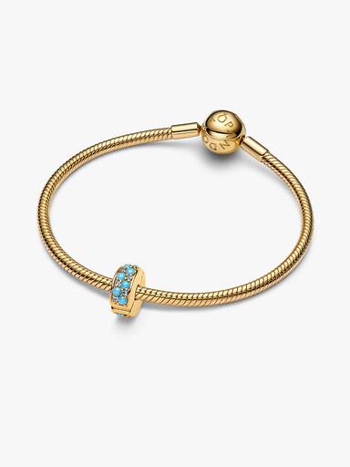 Charm de Clip Azul Agua Talla única