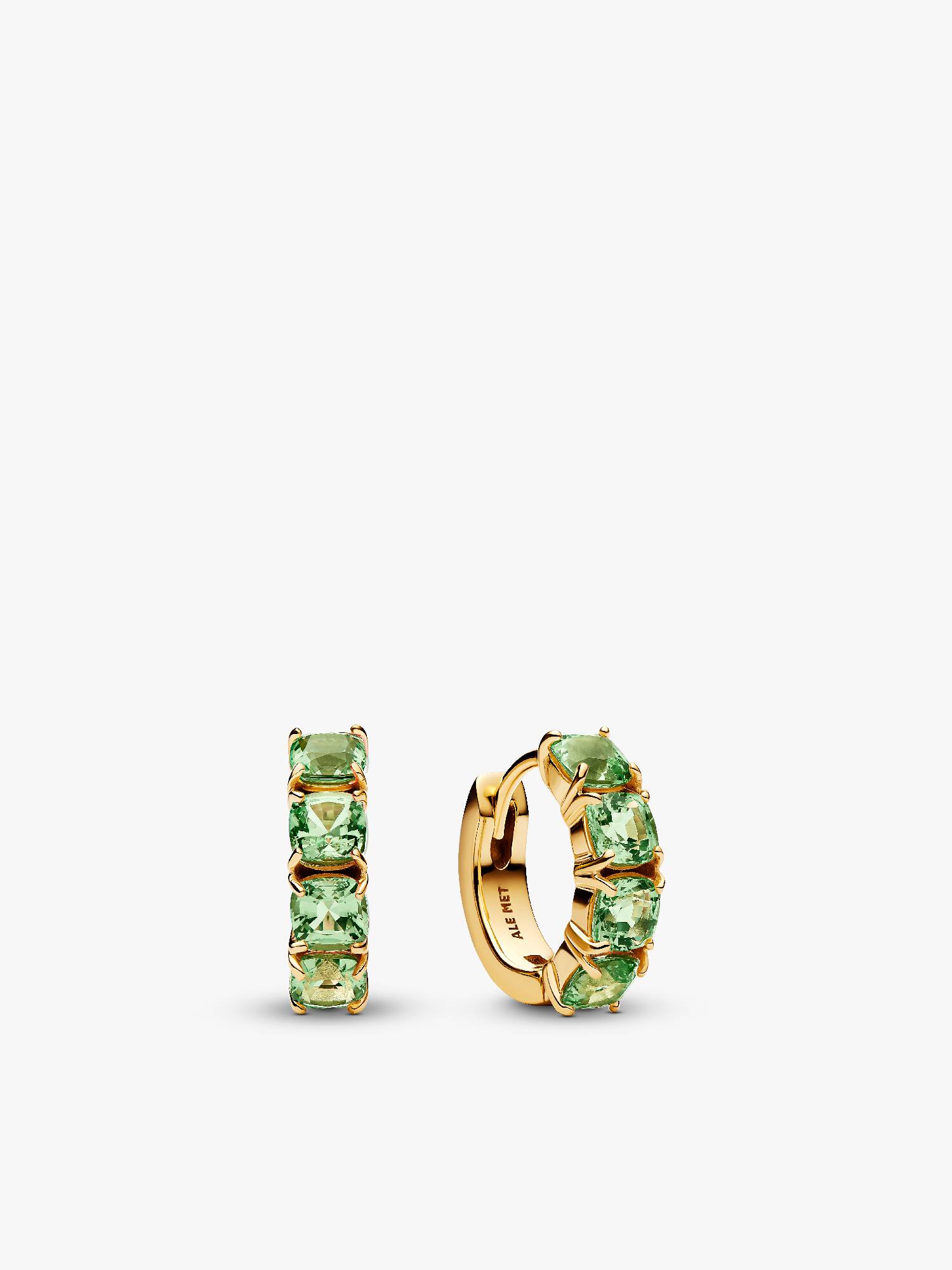 Aros tipo argolla verdes