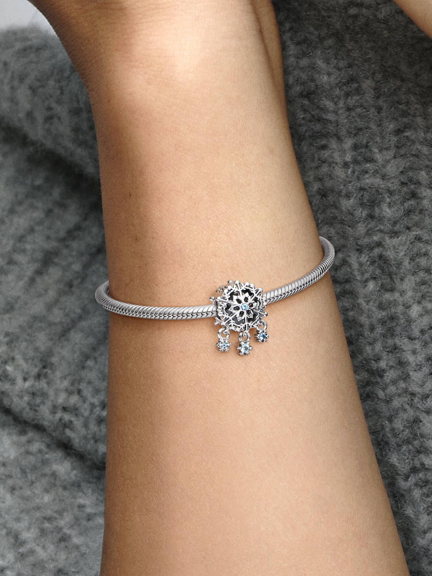 Charm Gota Copo de nieve helado