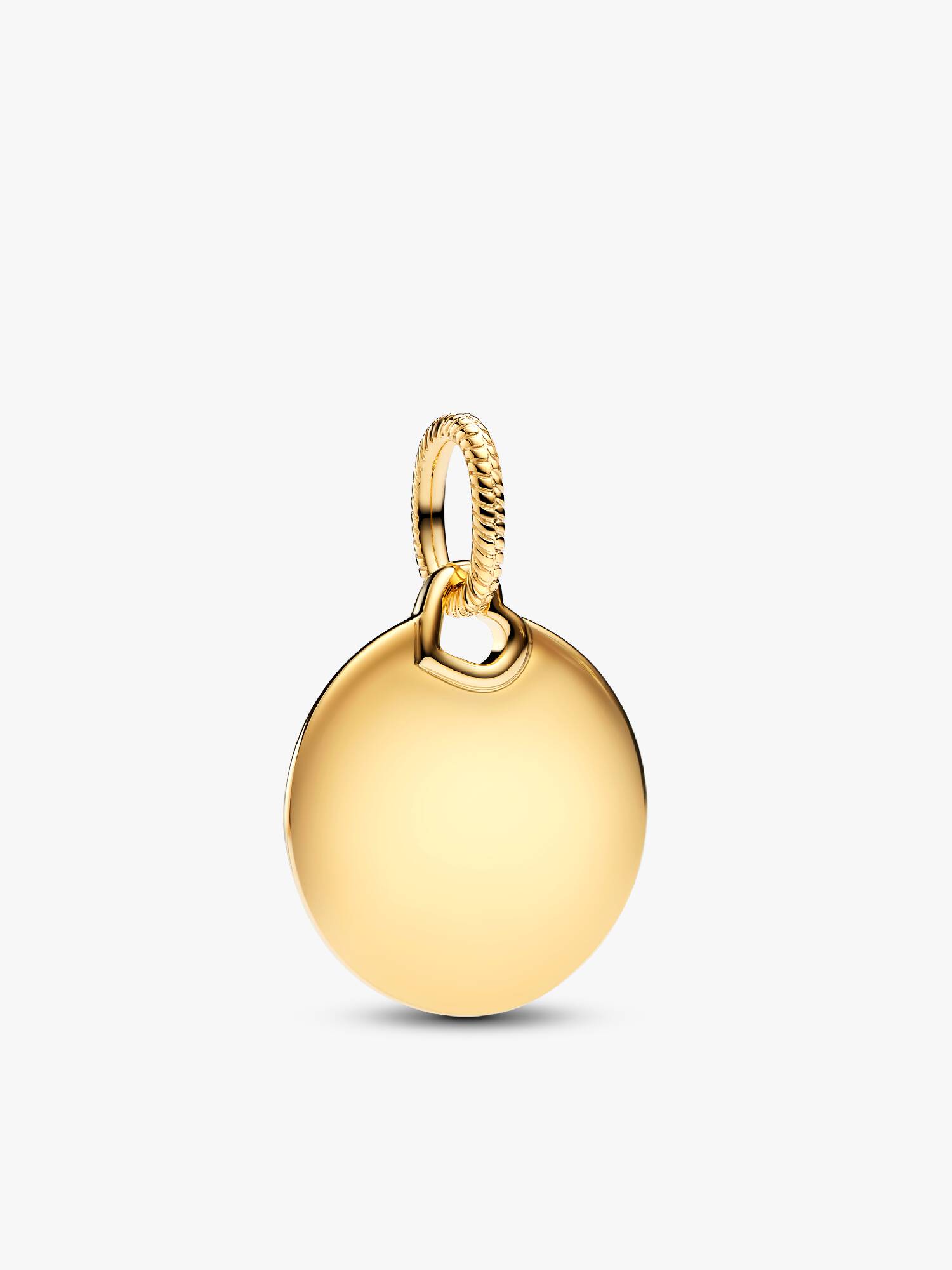 Charm colgante placa redonda grabable