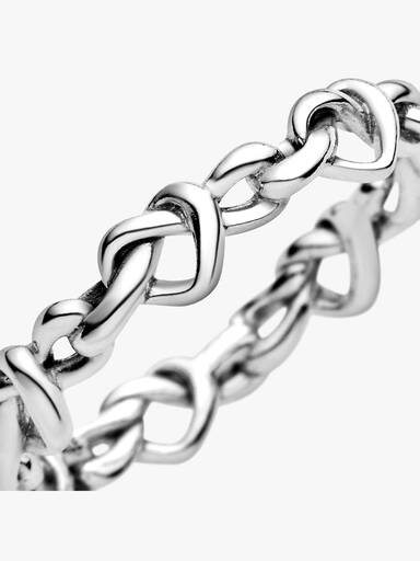Anillo Corazones anudados