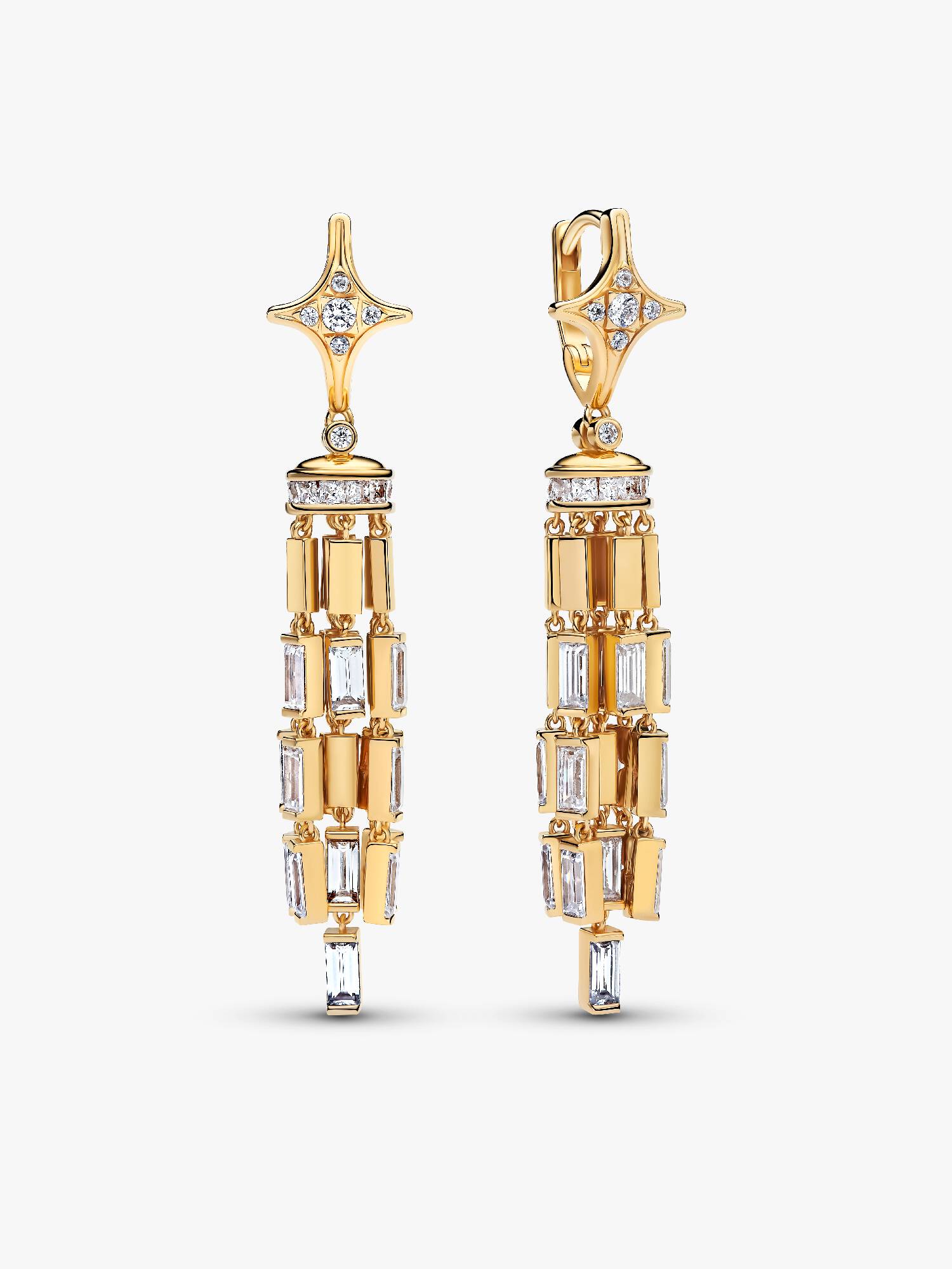 Aros de gota Estrella Fugaz