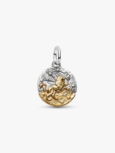 Charm medallón del signo del zodiaco Leo