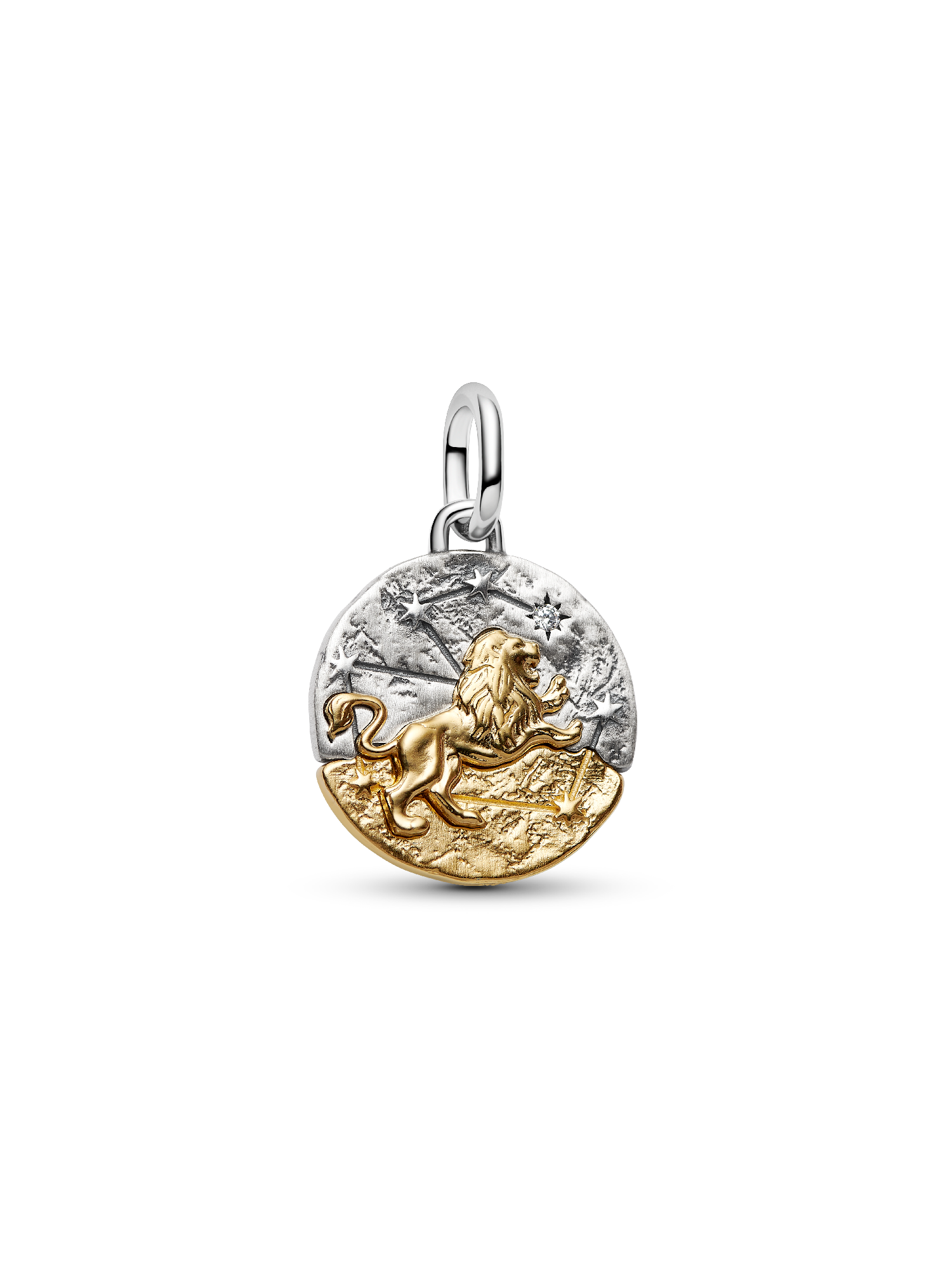 Charm medallón del signo del zodiaco Leo