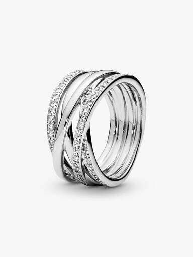 Anillo Entrelazado esterlina