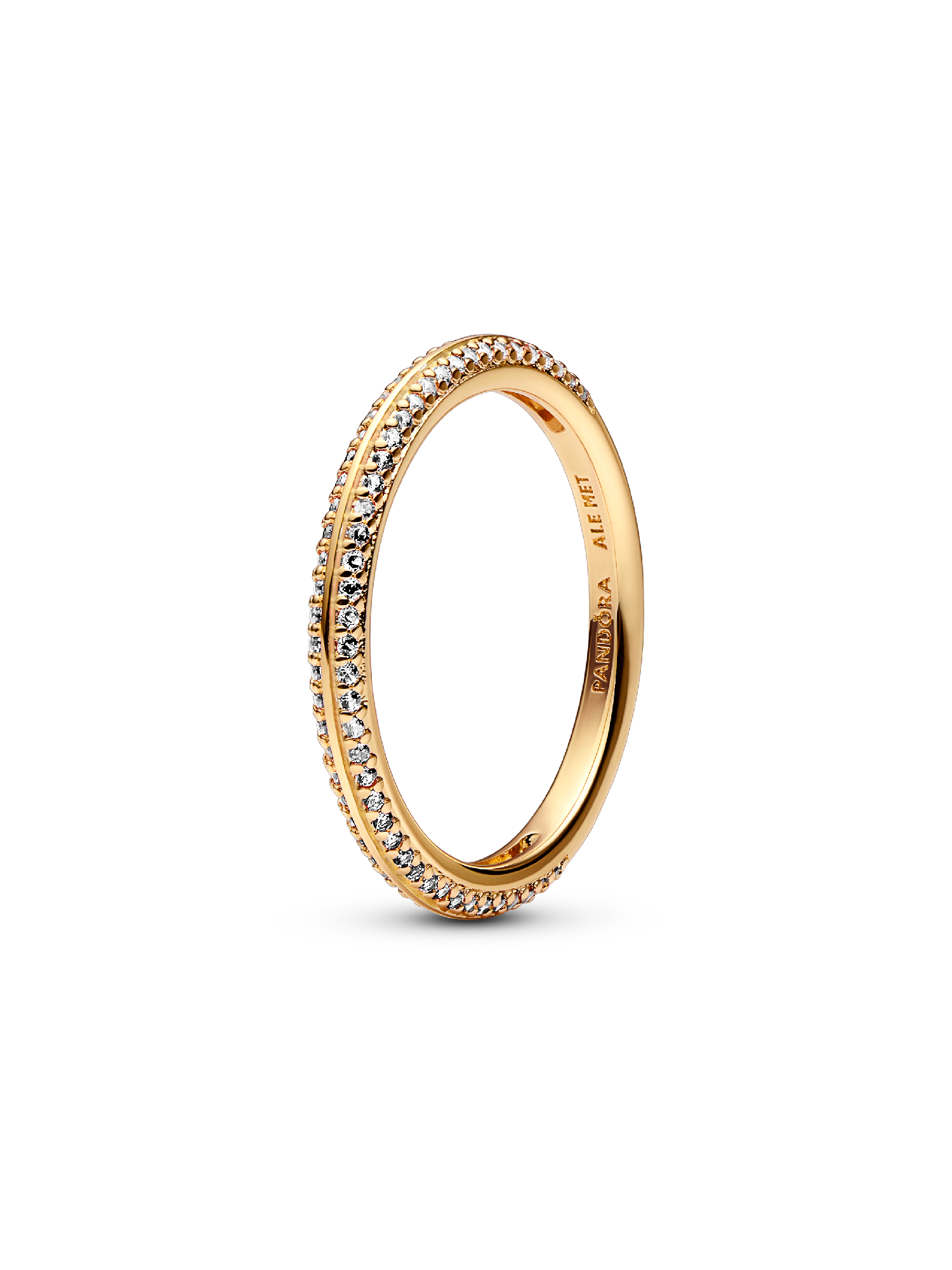 Anillo de Pavé  Pandora ME Bañado en Oro 14k