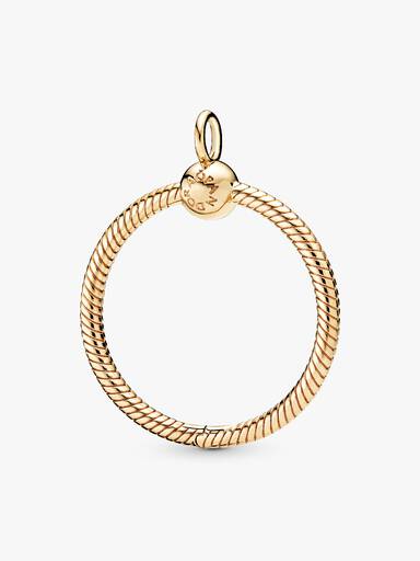 Medium 14k gold-plated O Pendant