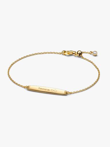 Brazalete de Cadena de Barra Grabable