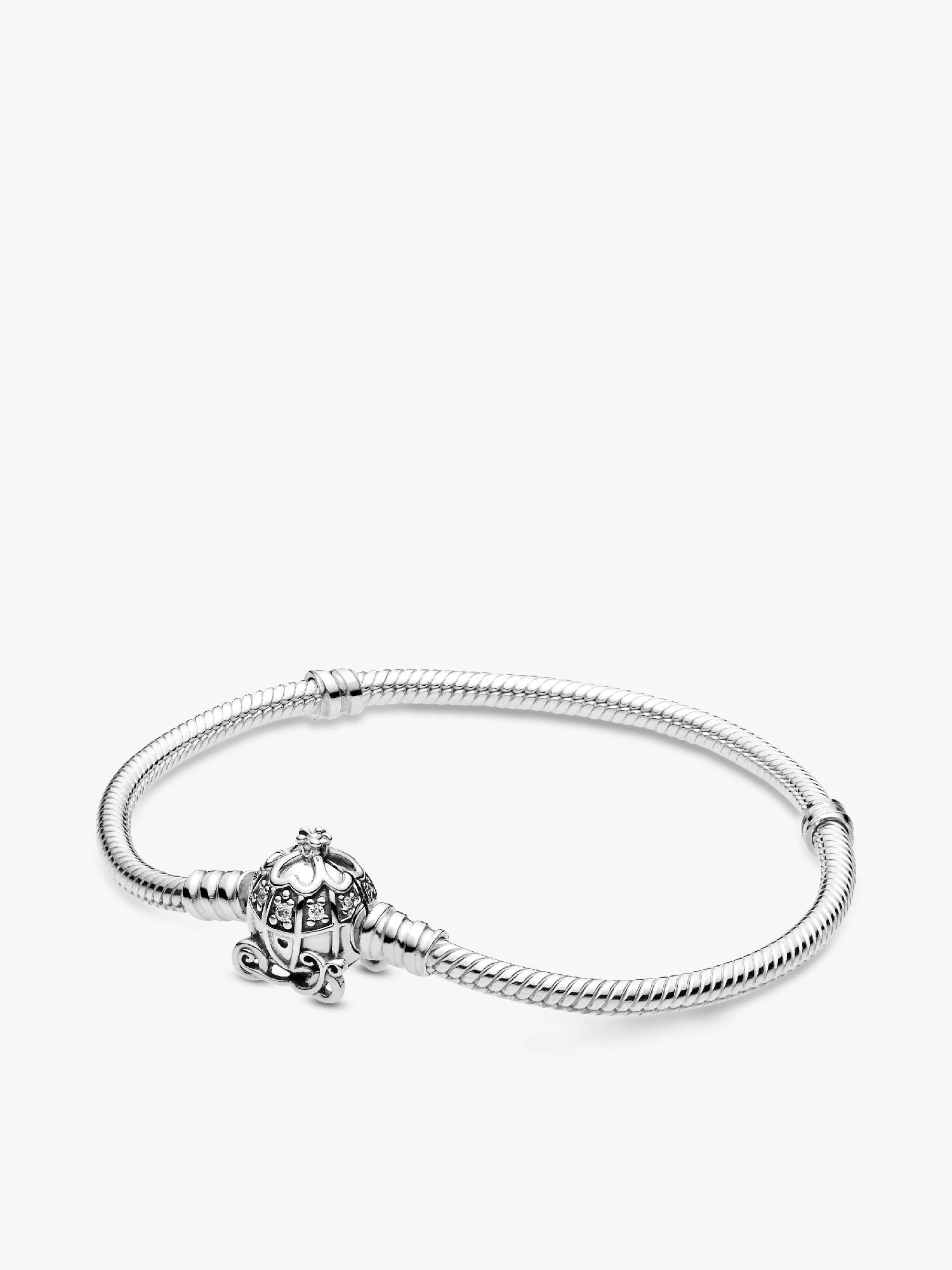 Brazalete Pandora Moments con broche de carroza en forma de calabaza de Cenicienta de Disney