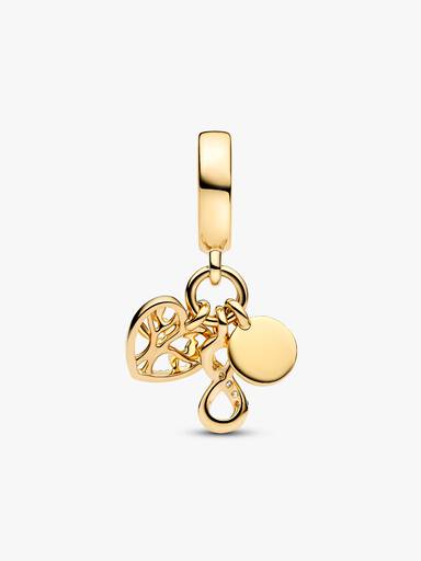 Charm Colgante Triple Infinito Familia