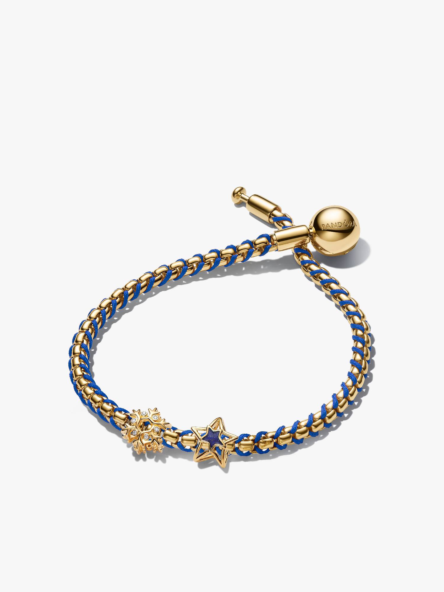 Set de regalo de brazalete con dije de estrella de invierno