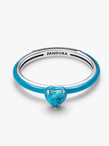 Anillo Corazón Turquesa