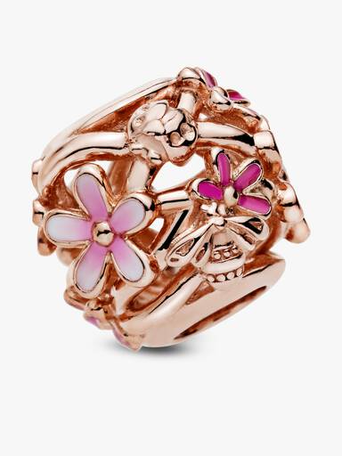 Charm Margarita Rosa Openwork
