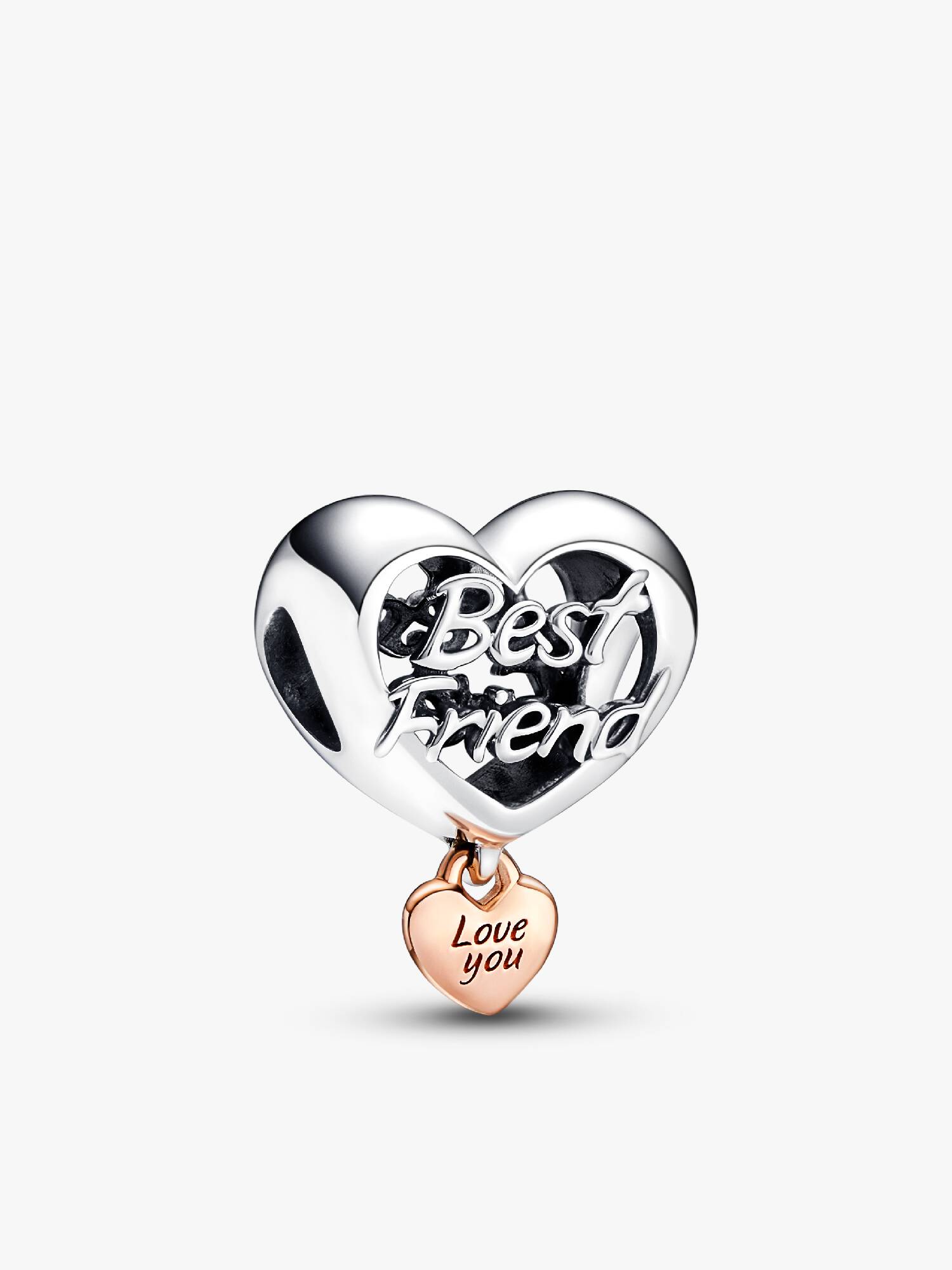 Charm Corazón Te Amo Mejor Amiga