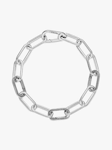 Brazalete De Cadena De Eslabones Tres Conectores Pandora Me