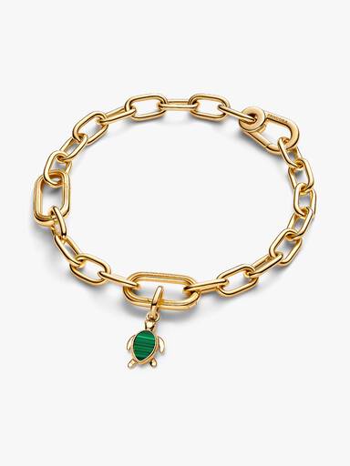 Mini dije colgante Tortuga verde