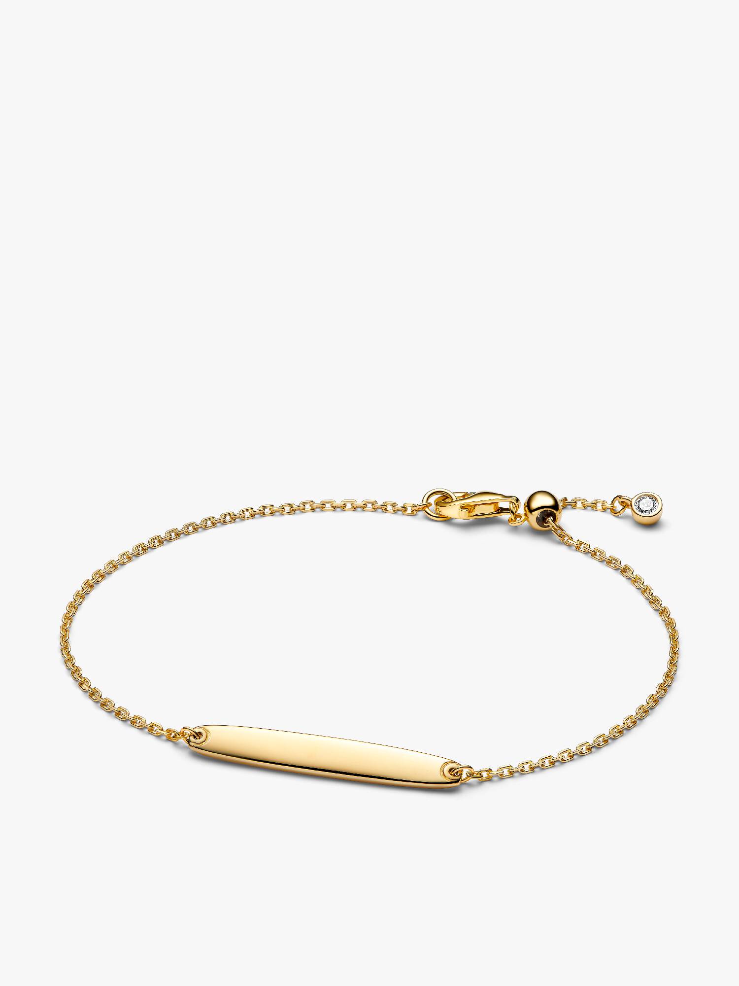 Brazalete de Cadena de Barra Grabable