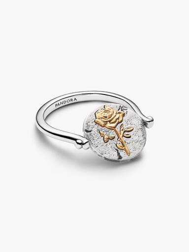 Anillo Medallón Reversible Rosa