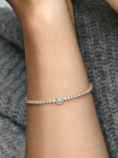 Brazalete Tenis Halo Brillante