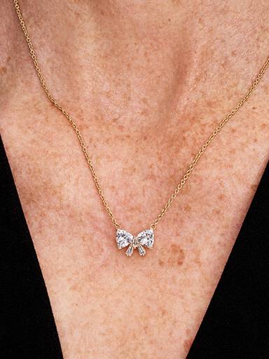 Collar lazo brillante