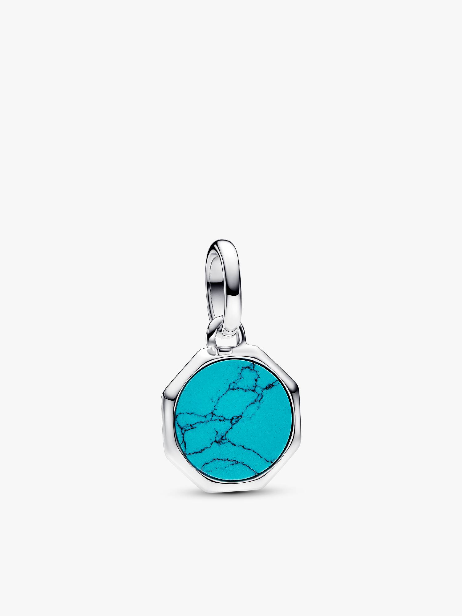 Charm Mini Medallón Grabable Pandora ME Turquesa Talla única