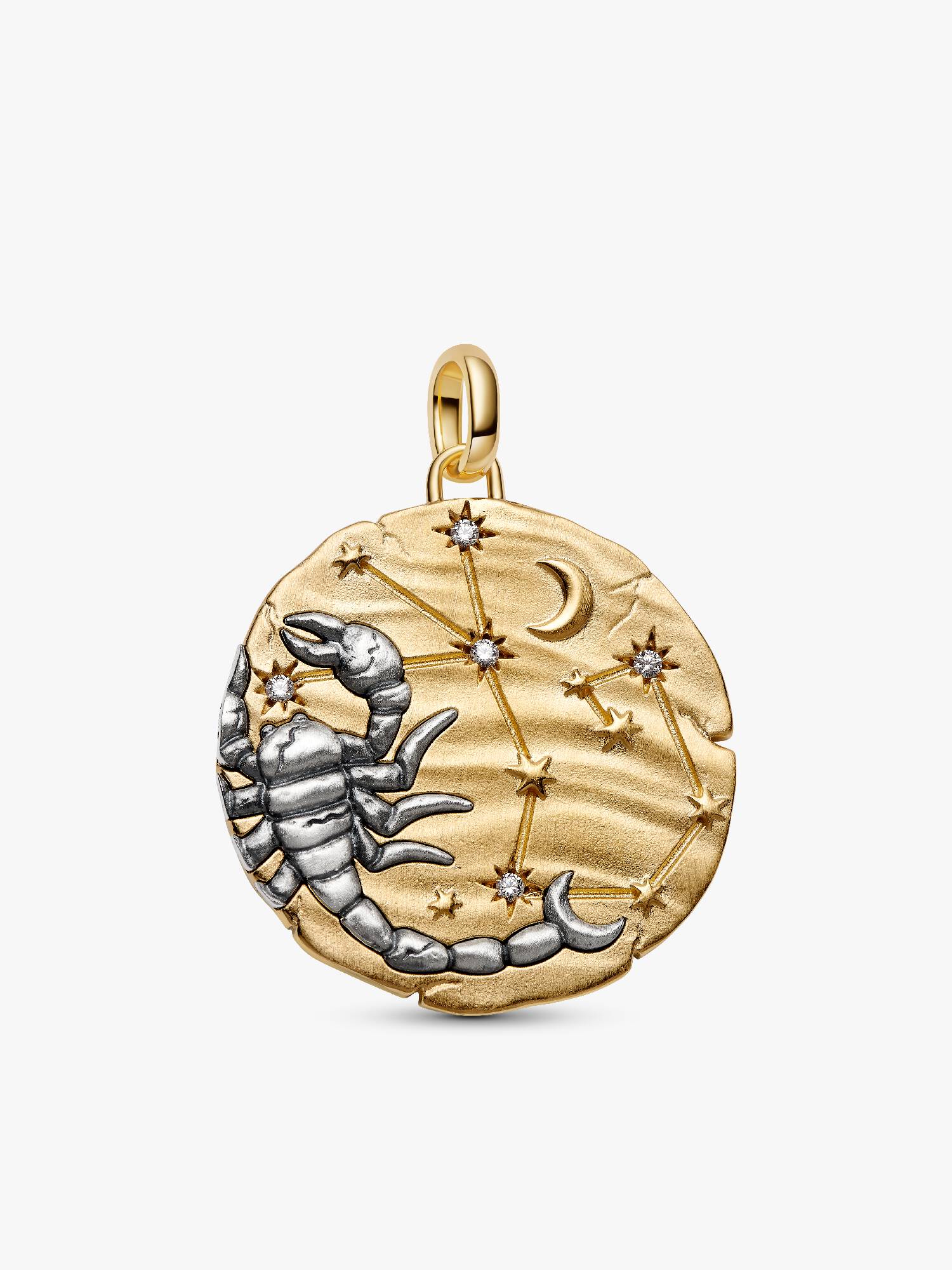 Charm Medallón grande signo del zodíaco Escorpio