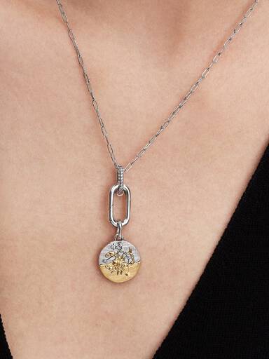 Charm Medallón del Signo del Zodiaco Escorpio