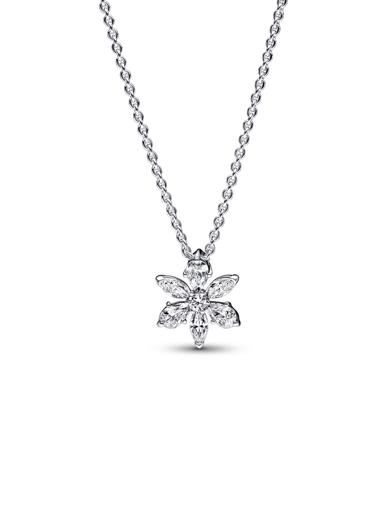 Collar con pendiente Racimo herbario reluciente Pandora Plata Esterlina