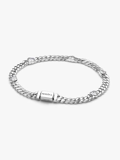 Brazalete Corazón Cadena Cubana