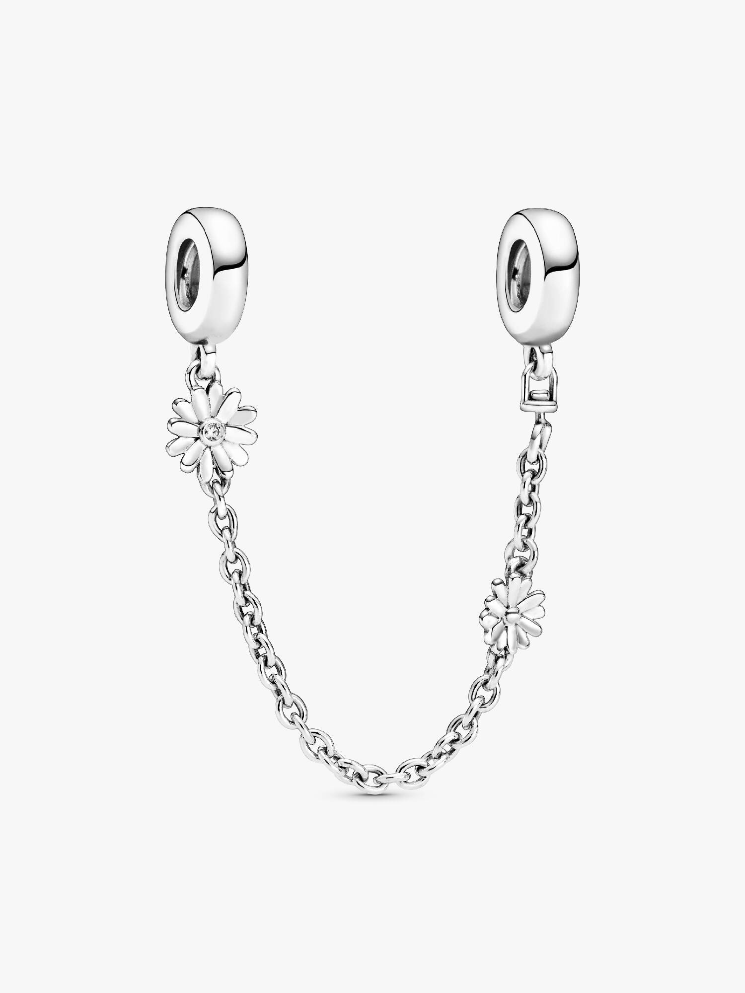 Charm Cadena de Seguridad de Margaritas