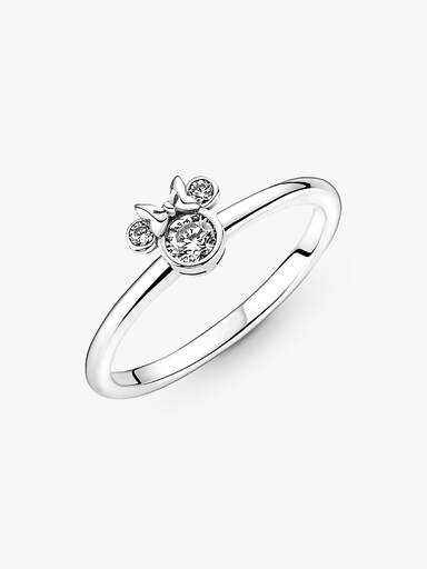 Anillo Cabeza Reluciente Minnie Mouse De Disney 48