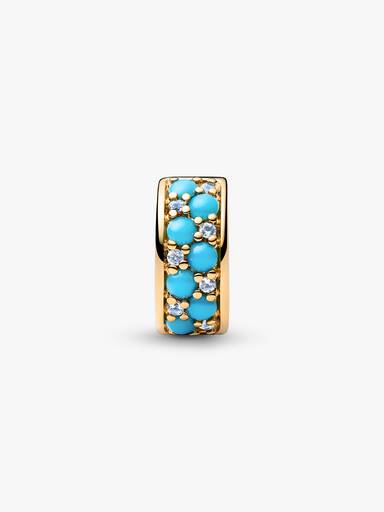Charm de Clip Azul Agua Talla única