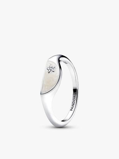 Set de Anillos Wishbone Brillante
