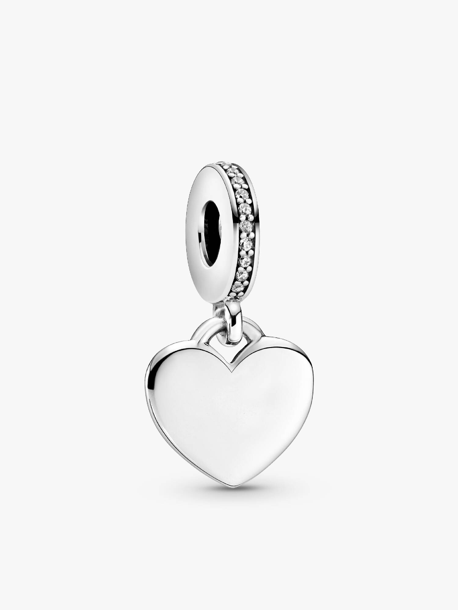 Dije colgante Corazón para grabable