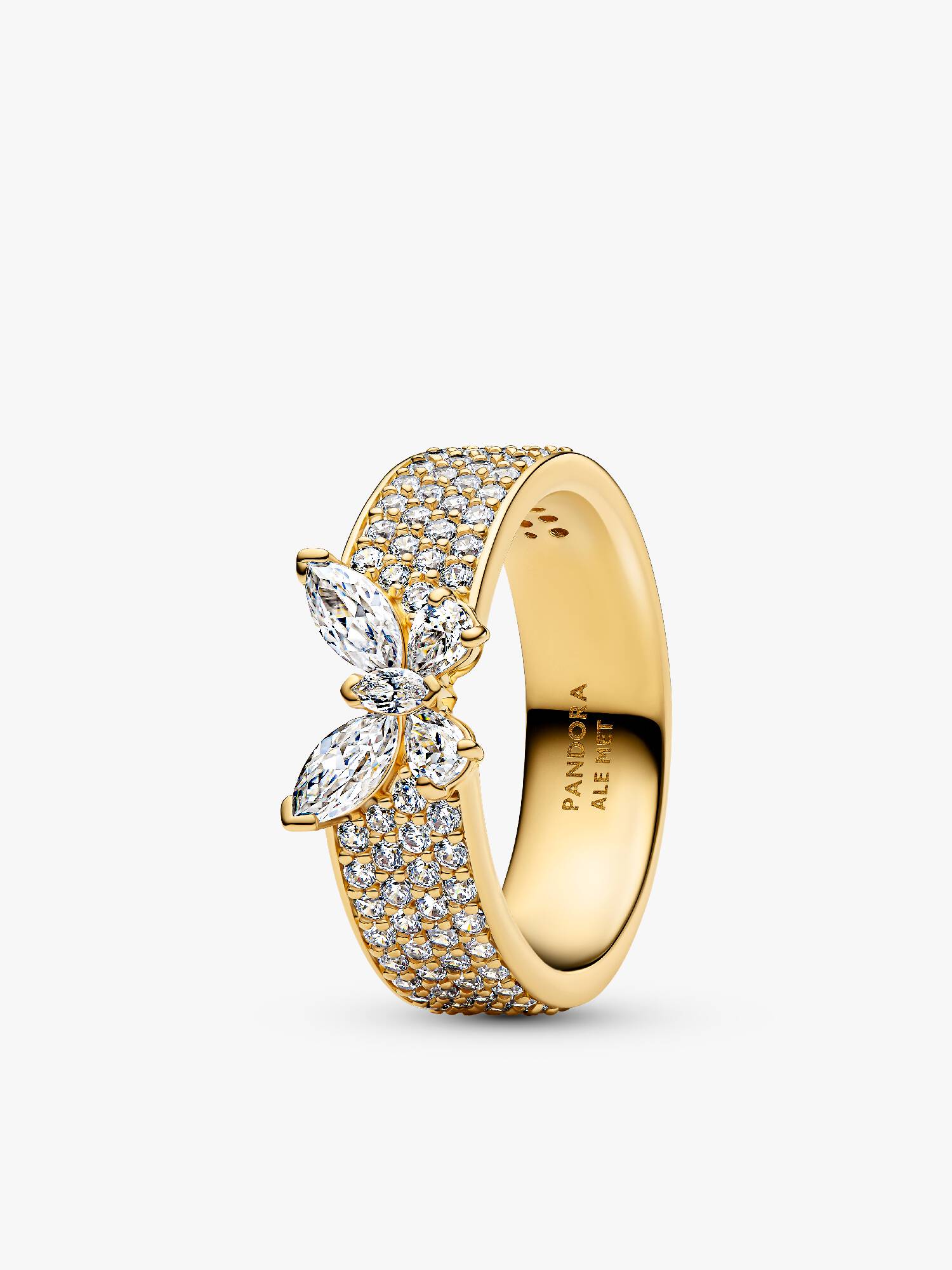 Anillo Brillante Mariposa audaz