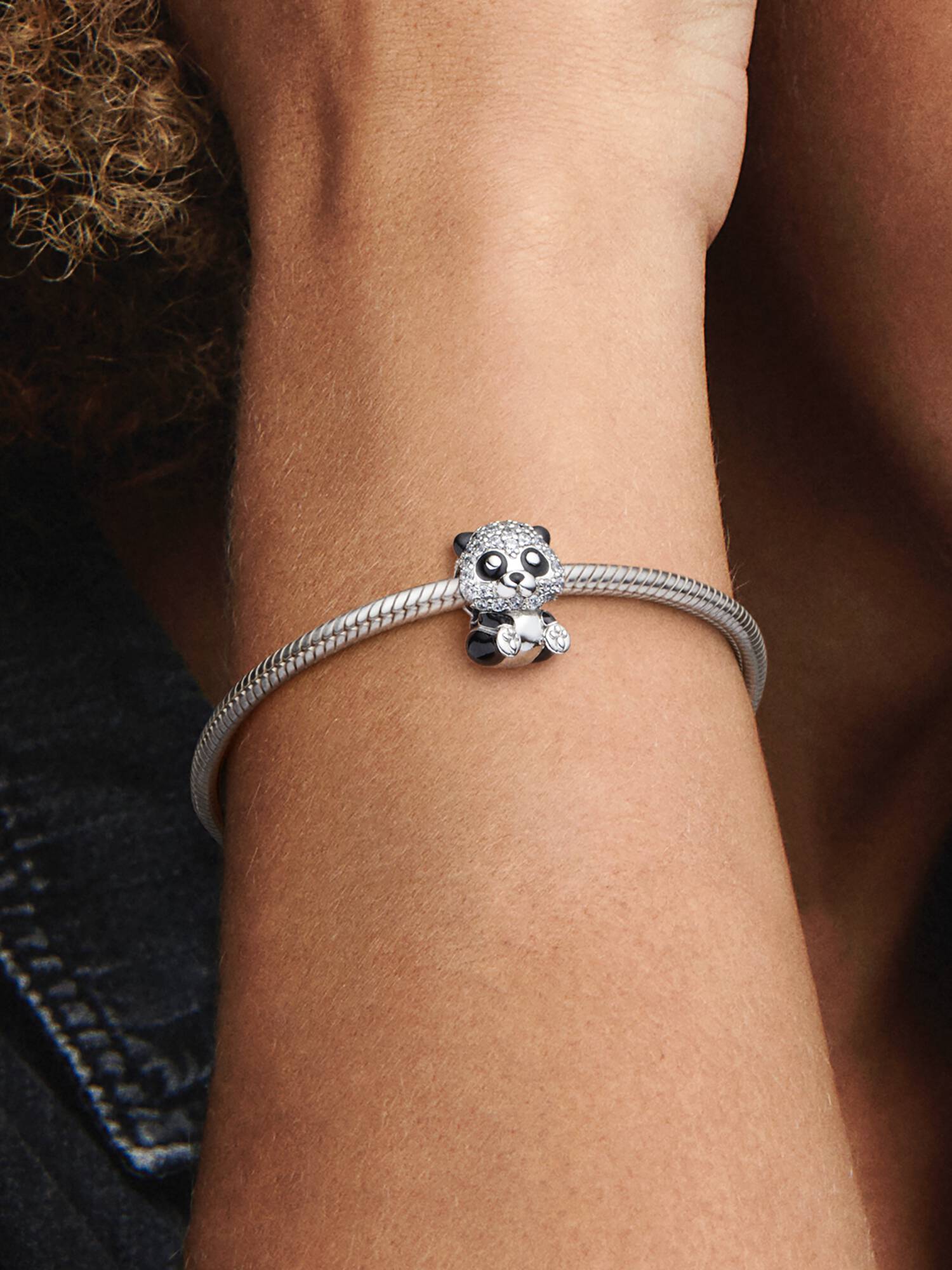 Charm Panda Tierno Reluciente Talla única