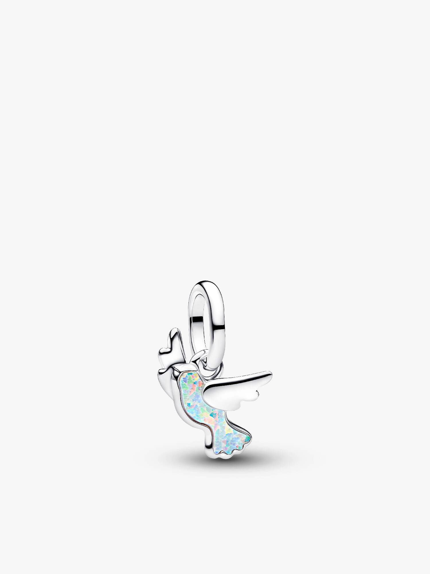 Mini Charm Colgante Paloma  Blanca