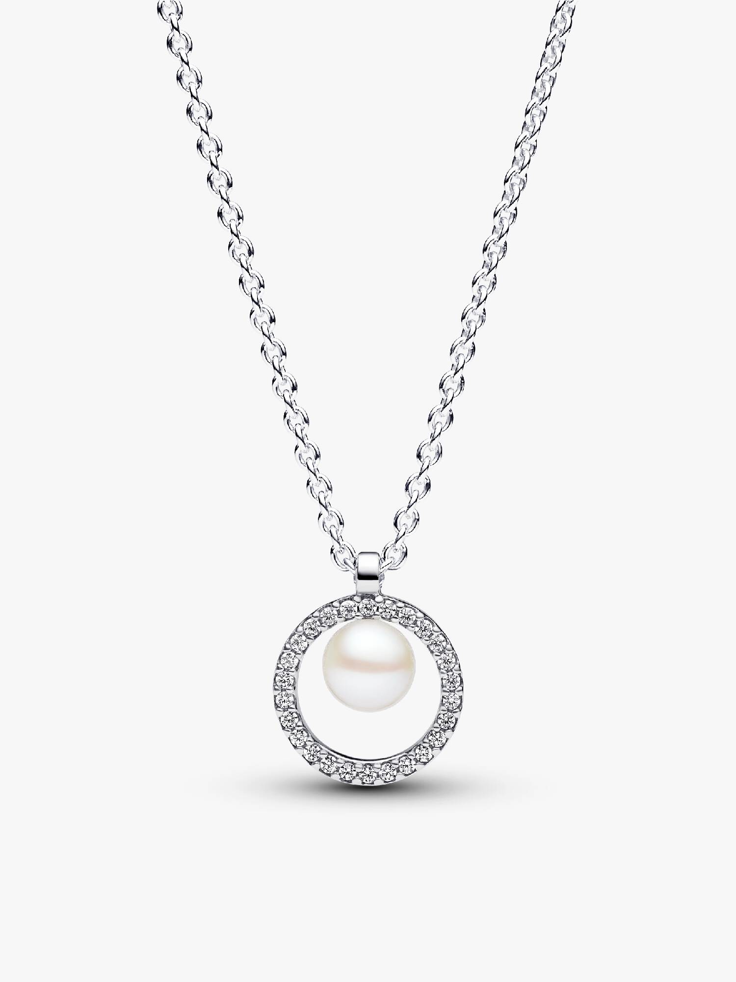 Collar Pavé y Perla Cultivada de Agua Dulce Tratada