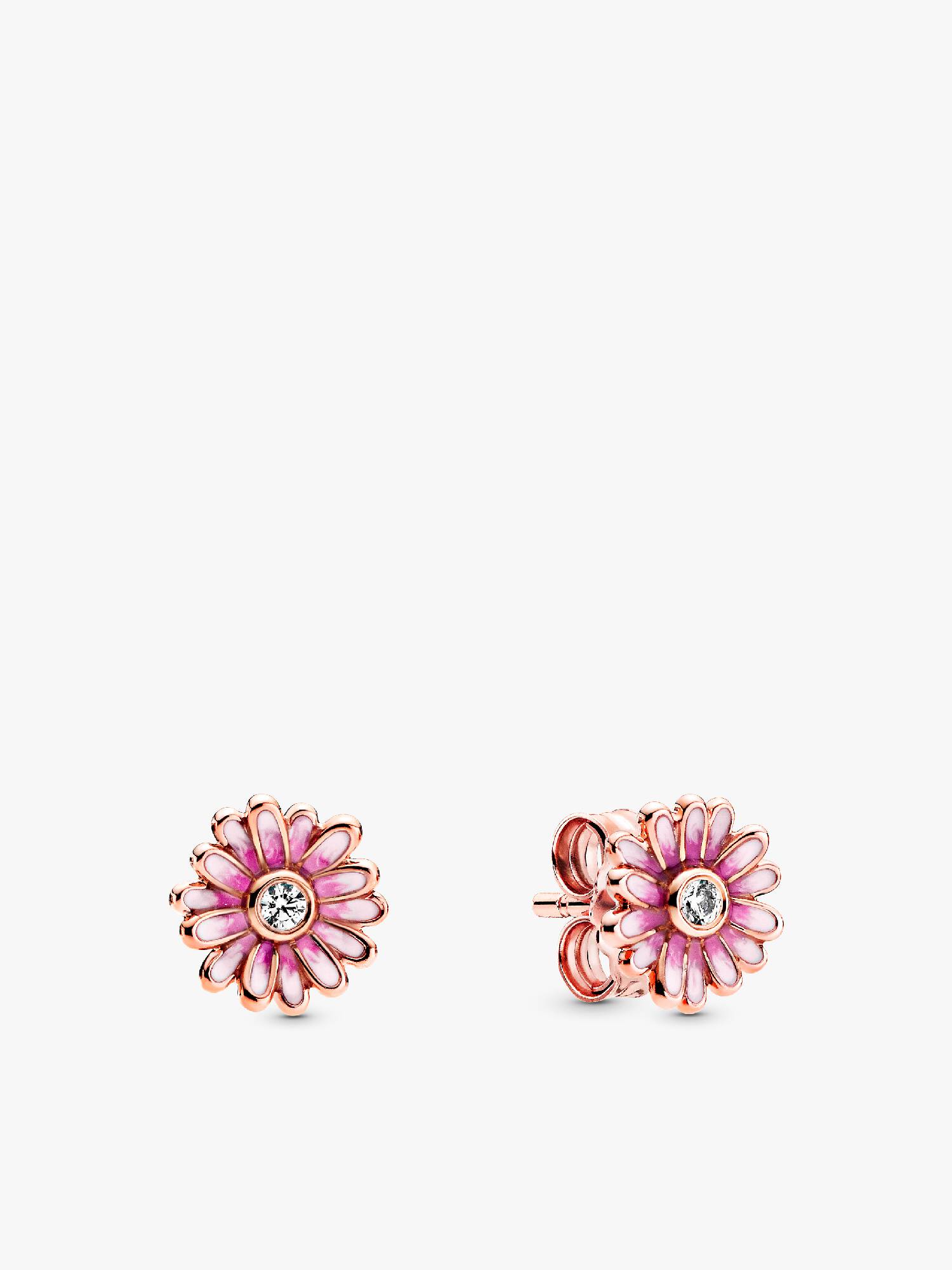 Aros de Botón Margarita Rosa Talla única