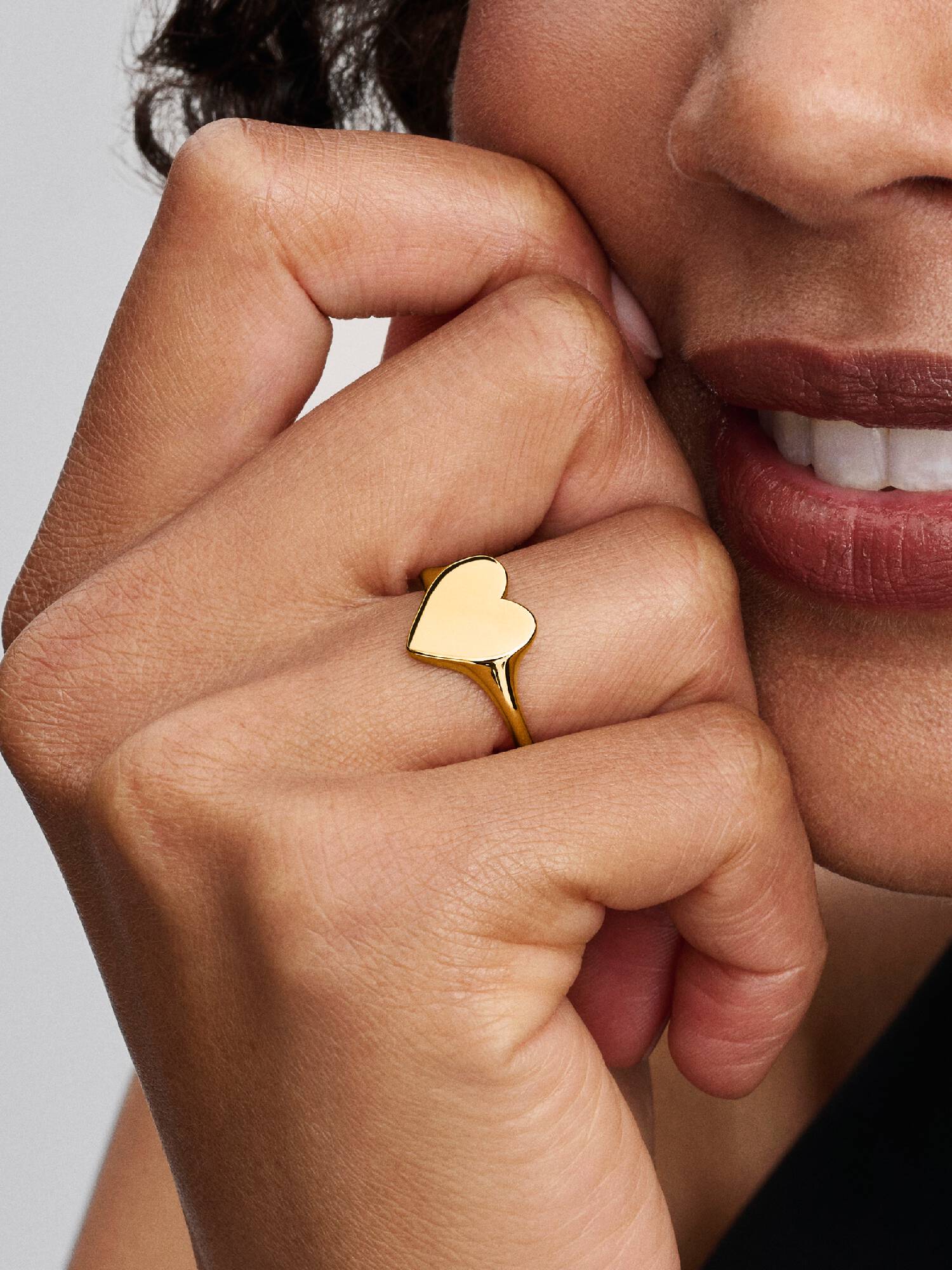 Anillo de Corazón grabable