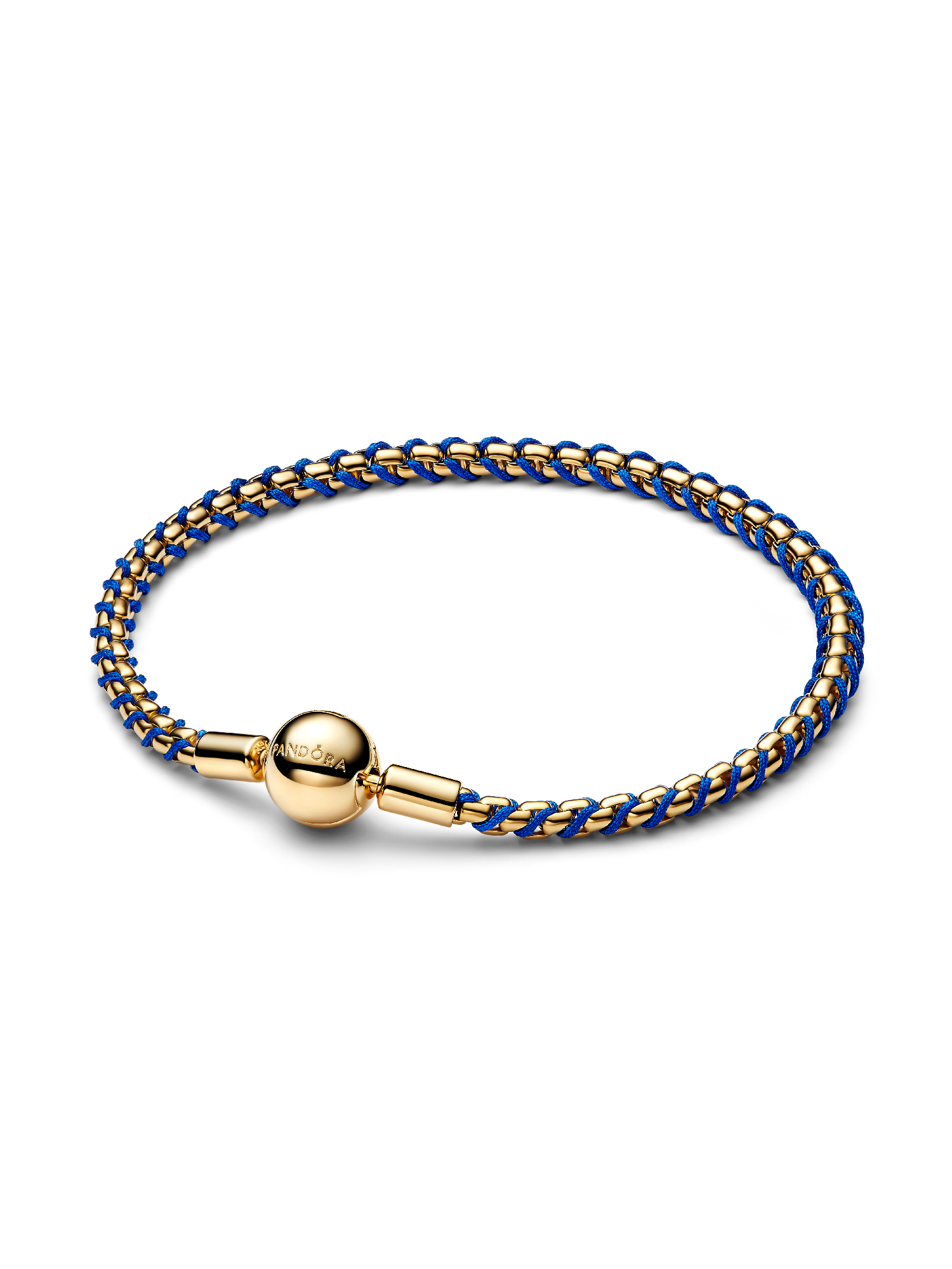 Brazalete de Cadena de  Cordón Azul