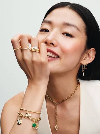 Anillo Pandora ME Mitad Sello Esmaltado Plata