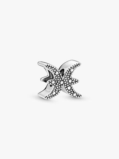 Charm del zodiaco Piscis resplandeciente
