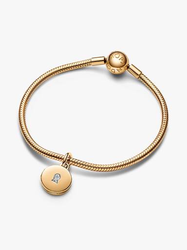 Charm Colgante Medalla Grabable que se abre Talla única Shine